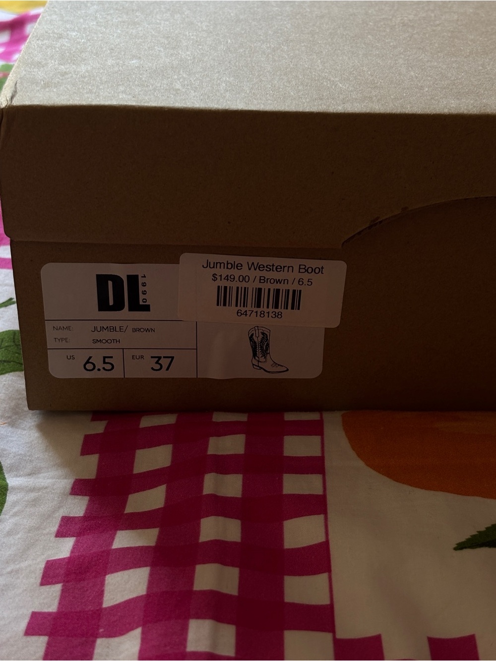 Dirty Laundry Brown Cowboy Boots - Picture 2 of 4